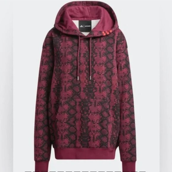 NWT Adidas x Ivy Park Beyonce Unisex Sweat Pant And Hoodie Set, Cherry Wood - Picture 3 of 16